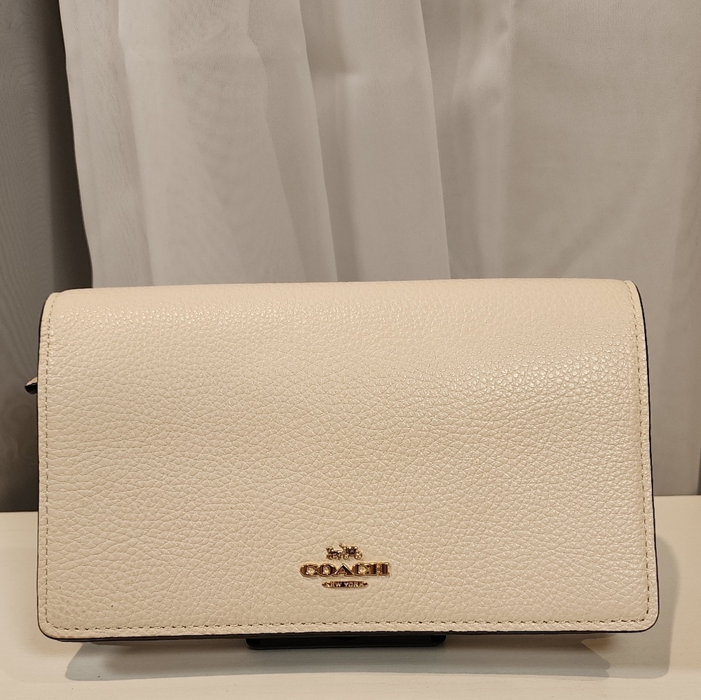 Coach Anna Fold-over Clutch Crossbody And Camera Bag With Strap - Picture 4 of 17